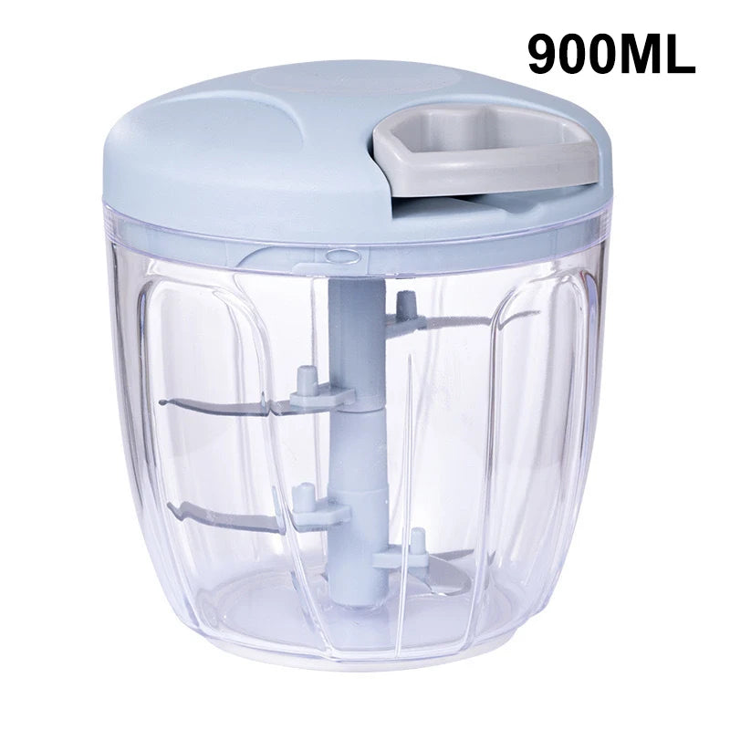 Manual Food Chopper & Meat Mincer – 500ML / 900ML