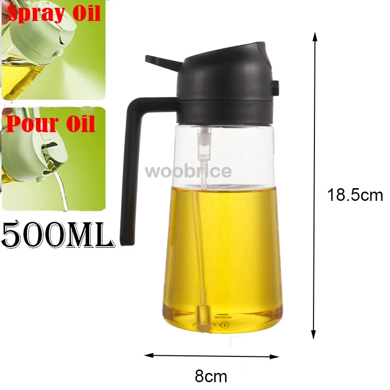 2-in-1 Oil Sprayer & Dispenser – 500ml
