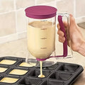 900ml Batter Dispenser with Graduated Markings – Mess-Free Portion Control for Pancakes, Waffles & Muffins