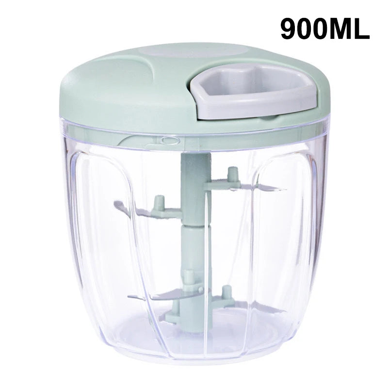 Manual Food Chopper & Meat Mincer – 500ML / 900ML