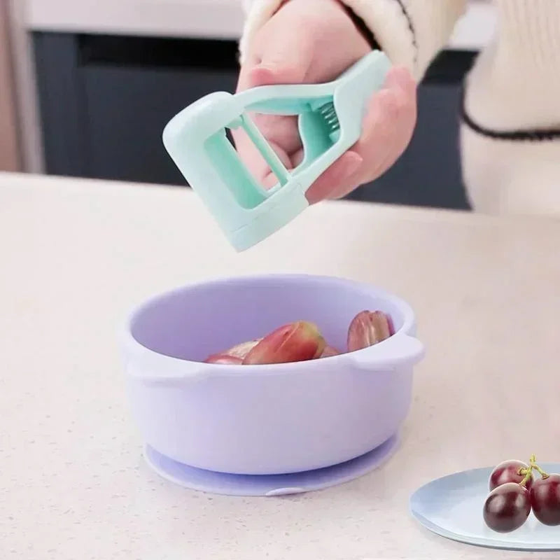 Grape & Small Fruit Cutter – Quick Salad & Snack Slicer
