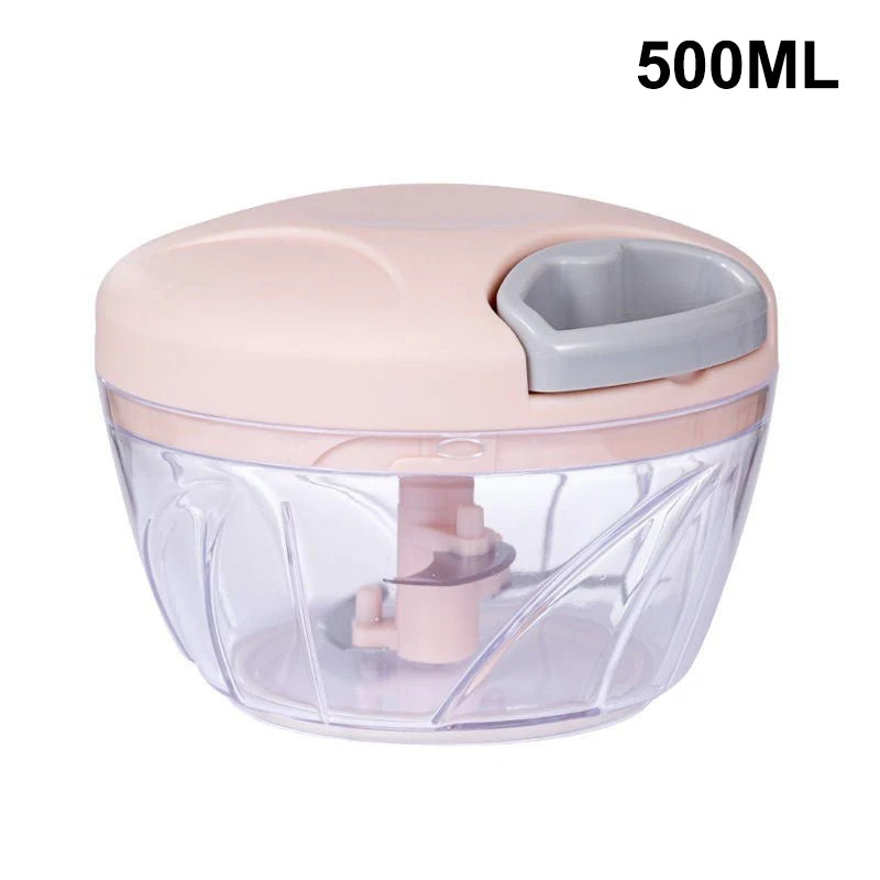 Manual Food Chopper & Meat Mincer – 500ML / 900ML