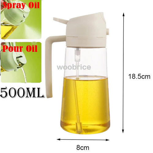 2-in-1 Oil Sprayer & Dispenser – 500ml