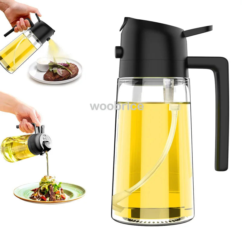 2-in-1 Oil Sprayer & Dispenser – 500ml