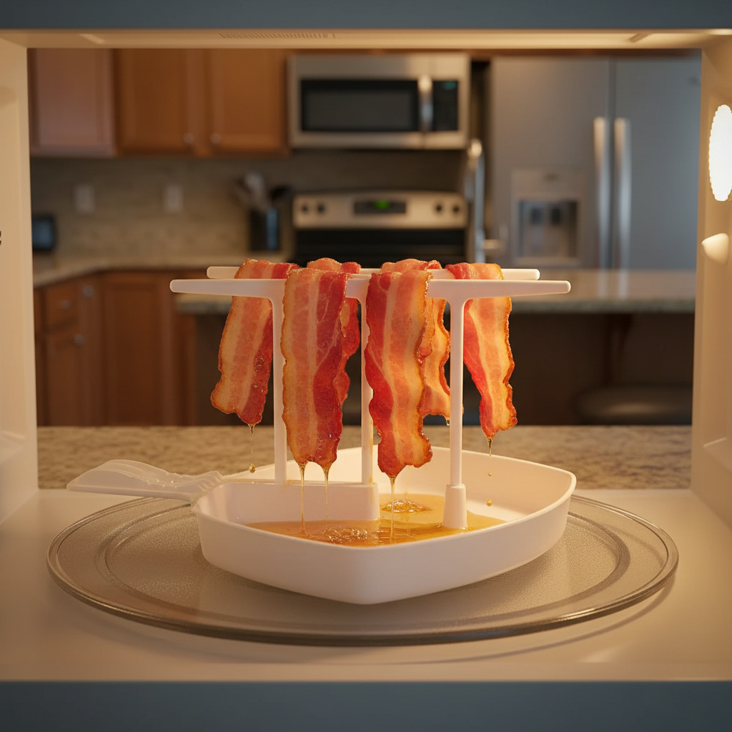 Bacon Rack In Microwave